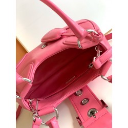 Prada Moon Bag in Pink Padded Nappa Leather 917