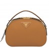 Prada Odette Camel Saffiano Leather Bag 680