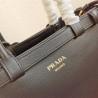 Prada Small Handbag in Black Leather with Belt 131