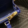 Prada Small Galleria Bag In Blue Saffiano Leather 267