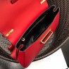 Prada Red Large Sidonie Saffiano Leather Bag 962