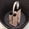 Prada Nude Saffiano North South Double Medium Bag 770