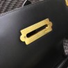 Prada Large Cahier Bag In Black Leather 120