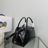 Prada Supernova Medium Handbag In Black Brushed Leather 144