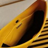 Prada Cleo Shoulder Small Bag In Yellow Brushed Leather 923