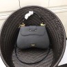 Prada Black Large Sidonie Saffiano Leather Bag 699