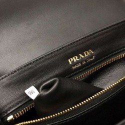 Prada Black Large Sidonie Saffiano Leather Bag 699