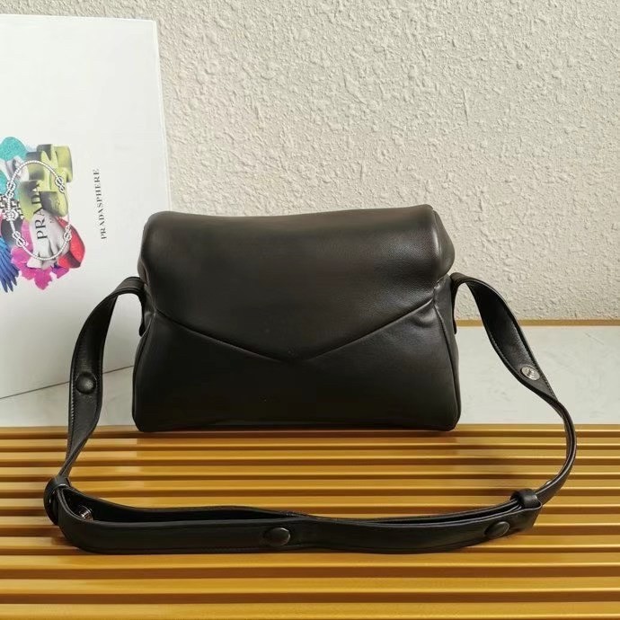 Prada Signaux Bag In Black Padded Nappa Leather  301