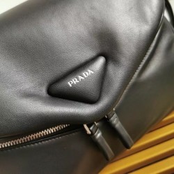 Prada Signaux Bag In Black Padded Nappa Leather  301