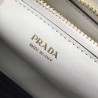 Prada Monochrome Bag In White Saffiano Leather 193