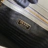 Prada Embleme Bag In Grey Saffiano Leather  829