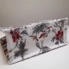 Dior Small Book Tote In White Camouflage With Flowers 725