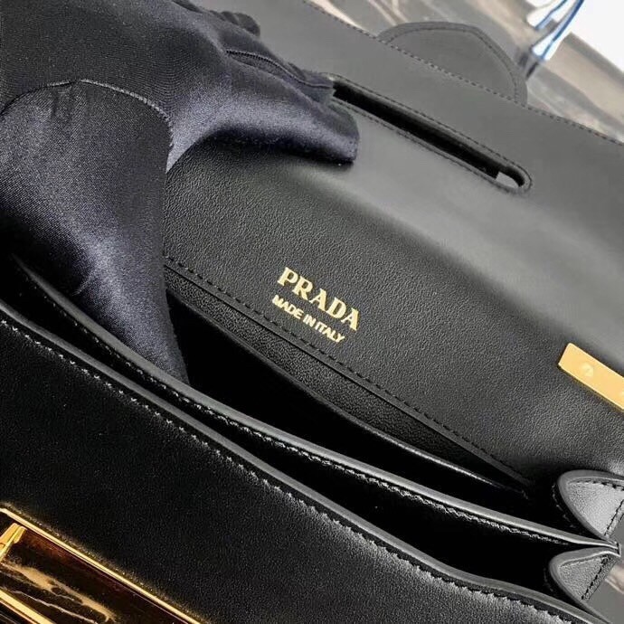 Prada Sidonie Shoulder Bag In Black Calfskin 539