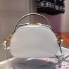 Prada Odette White Saffiano Leather Bag 960