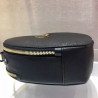 Prada Odette Heart Bag In Black Saffiano Leather 985