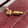 Bottega Veneta Mini Andiamo Cross-Body Bag in Barolo Intrecciato Lambskin 354