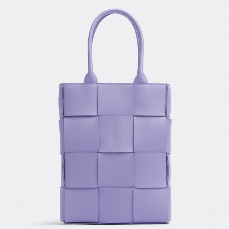 Bottega Veneta Mini Cassette Tote Bag In Wisteria Lambskin 981