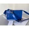 Bottega Veneta Cassett Bag In Cobalt Wrinkled Calfskin 008