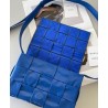 Bottega Veneta Cassett Bag In Cobalt Wrinkled Calfskin 008