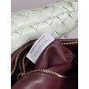 Bottega Veneta Gemelli Medium Bag in Barolo/Glacier Intrecciato Lambskin 310