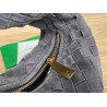 Bottega Veneta BV Jodie Mini Bag In Thunder Intrecciato Suede 663