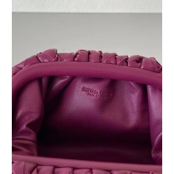 Bottega Veneta Mini Pouch In Cinnabar Intrecciato Lambskin 073