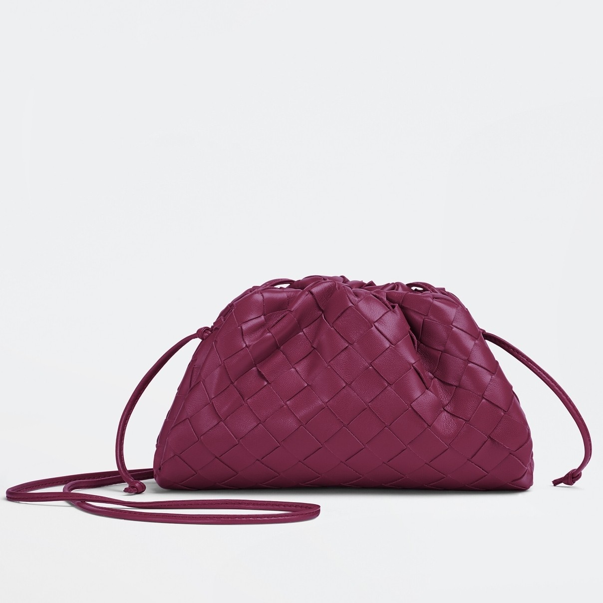 Bottega Veneta Mini Pouch In Cinnabar Intrecciato Lambskin 073