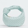 Bottega Veneta BV Jodie Mini Bag In Teal Washed Intrecciato Lambskin 249