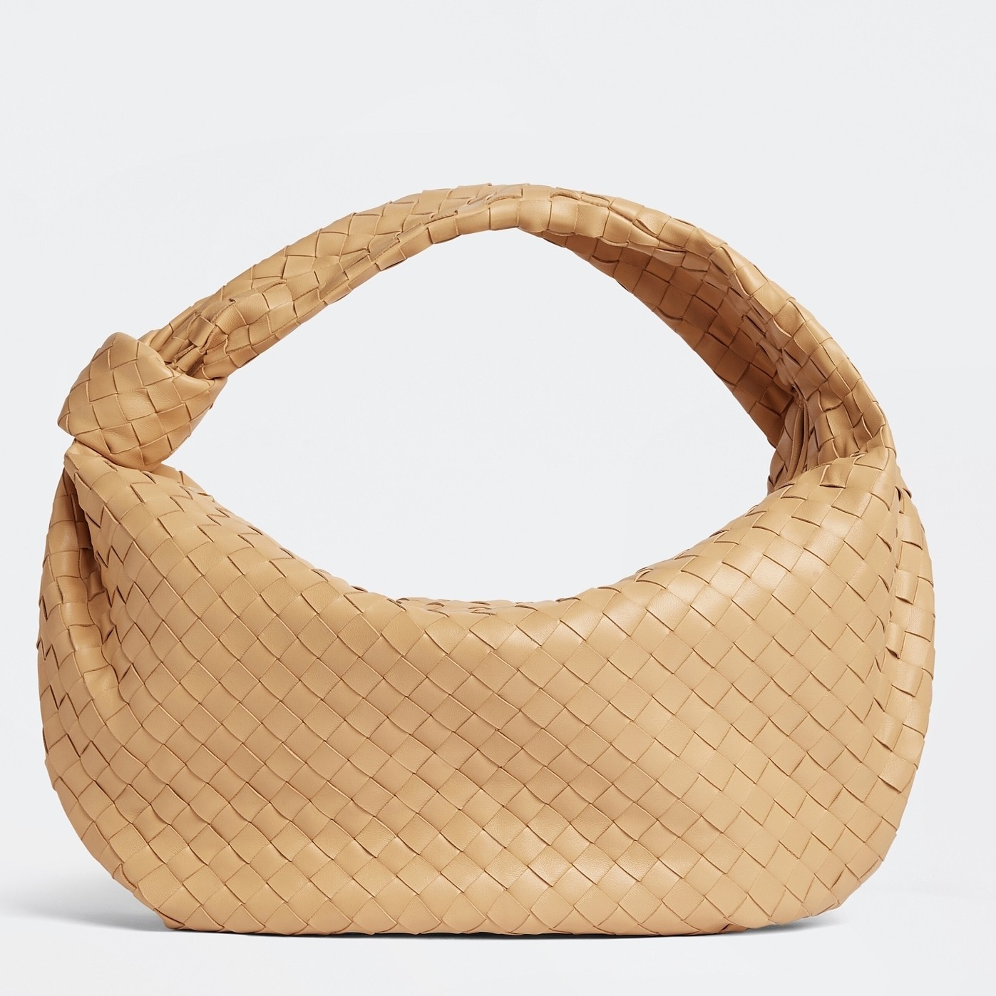 Bottega Veneta BV Jodie Small Bag In Beige Intrecciato Leather 259