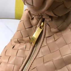 Bottega Veneta BV Jodie Small Bag In Beige Intrecciato Leather 259