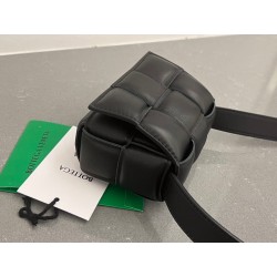 Bottega Veneta Candy Padded Cassette Bag In Black Lambskin 324