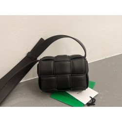 Bottega Veneta Candy Padded Cassette Bag In Black Lambskin 324