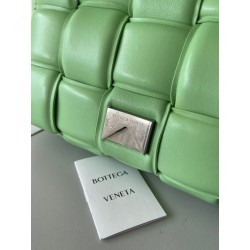 Bottega Veneta Padded Cassette Bag In Acid Green Lambskin 226