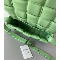 Bottega Veneta Padded Cassette Bag In Acid Green Lambskin 226