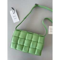 Bottega Veneta Padded Cassette Bag In Acid Green Lambskin 226