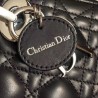 Dior Mini Lady Dior Bag In Black Lambskin 322