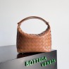 Bottega Veneta Mini Wallace Bag in Brown Intrecciato Calfskin 912