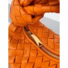 Bottega Veneta BV Jodie Mini Bag In Orange Intrecciato Lambskin 936