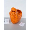 Bottega Veneta BV Jodie Mini Bag In Orange Intrecciato Lambskin 936