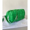 Bottega Veneta Padded Cassette Bag In Green Lambskin 537