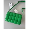 Bottega Veneta Padded Cassette Bag In Green Lambskin 537