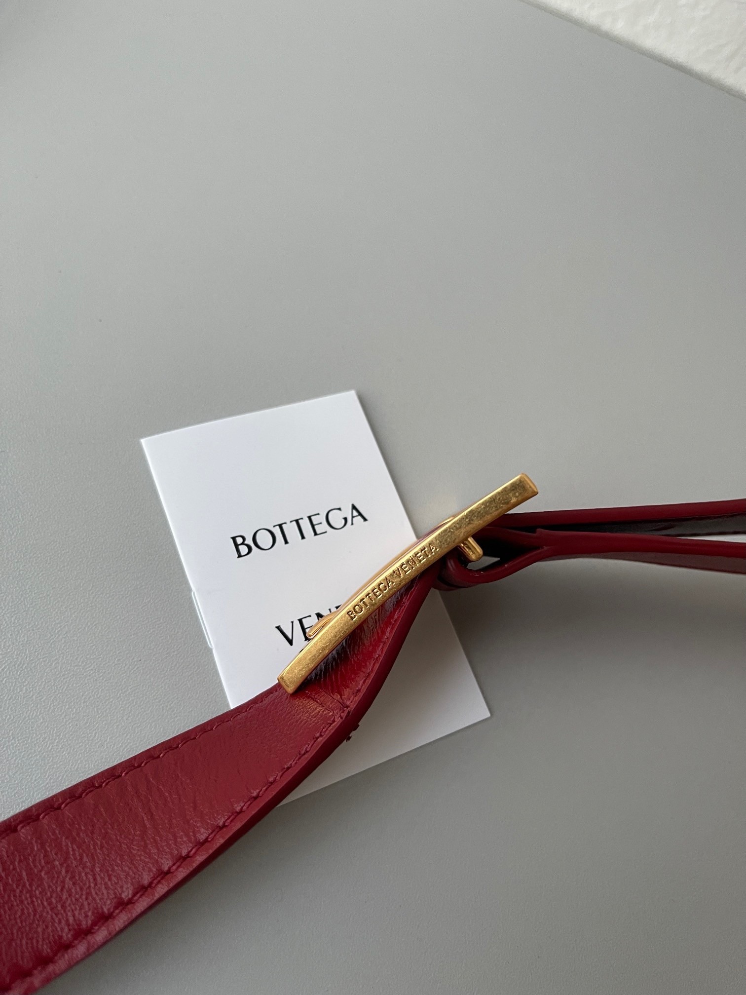 Bottega Veneta Padded Cassette Bag In Dard Red Lambskin 590