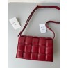 Bottega Veneta Padded Cassette Bag In Dard Red Lambskin 590