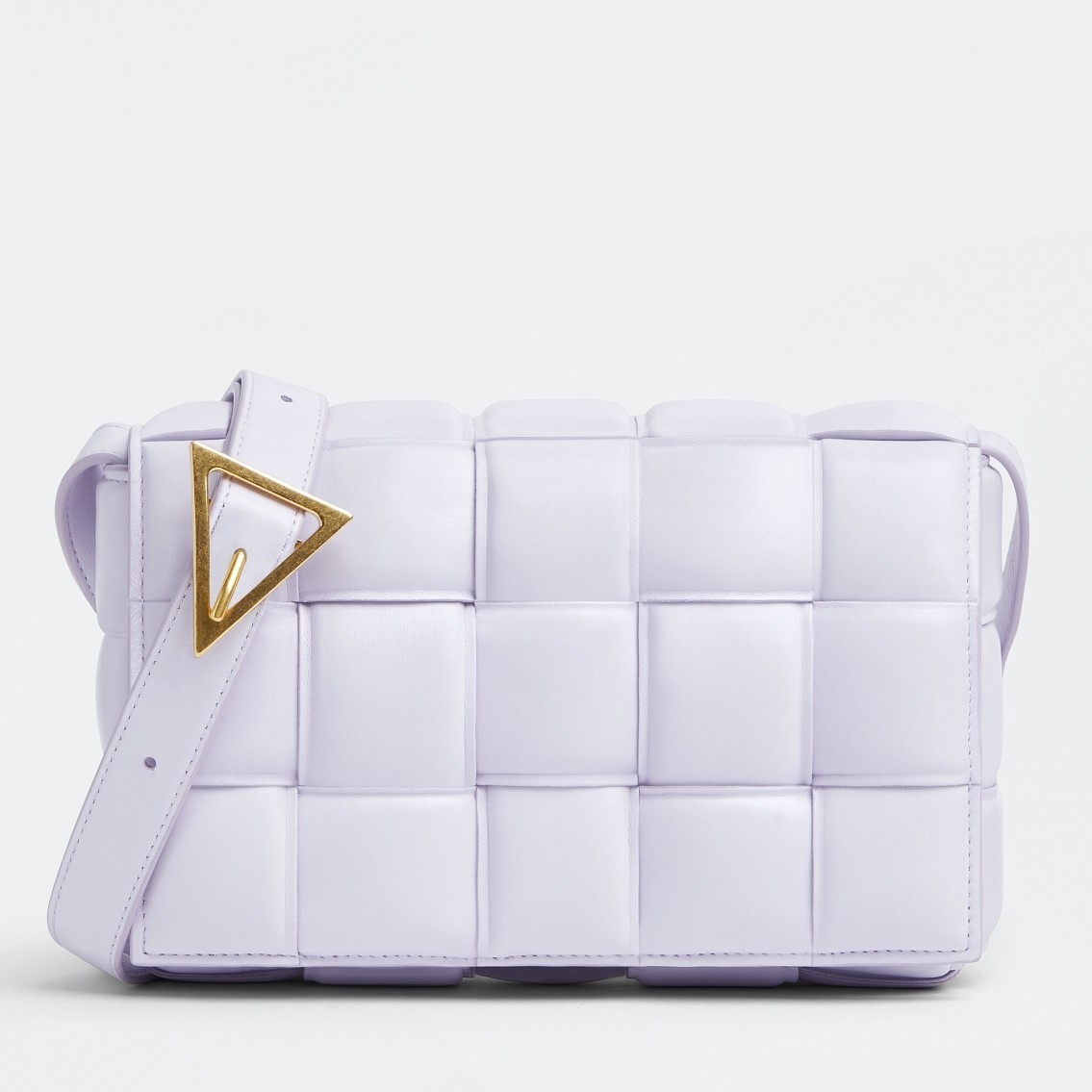 Bottega Veneta Padded Cassette Bag In Lilas Lambskin 632