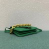 Bottega Veneta Mount Small Bag In Green Leather 895