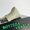 Bottega Veneta Mini Cabat Bag In Travertine Intrecciato Lambskin 001