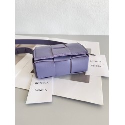 Bottega Veneta Candy Cassette Bag In Wisteria Lambskin 114