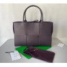 Bottega Veneta Arco Medium Tote In Fondant Intrecciato Lambskin 666