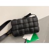 Bottega Veneta Small Padded Cassette Bag In Black Lambskin 100