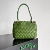 Bottega Veneta Clicker Small Bag in Avocado Intrecciato Lambskin 379